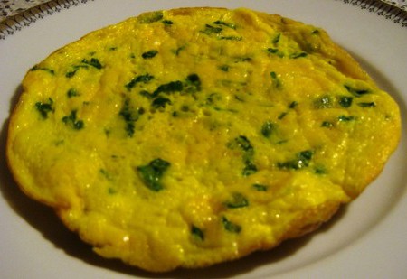 frittata di verdure (per due persone)